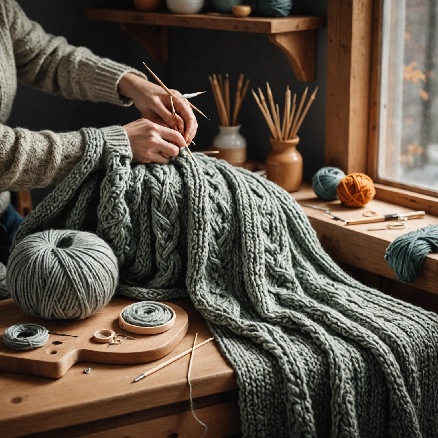 Искусство рукоделия: как связать накидку спицами с простыми схемами для начинающих